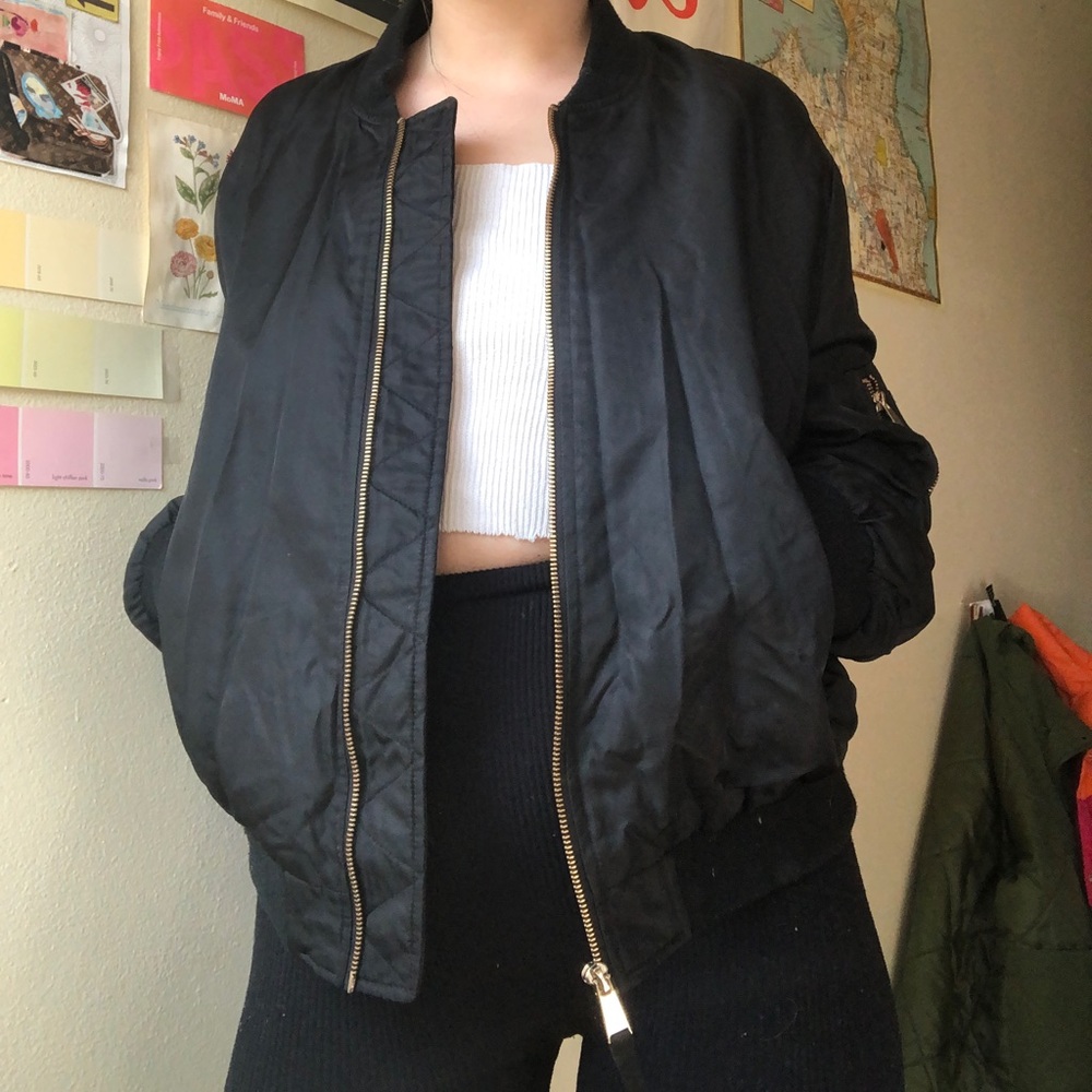 Classic Zara bomber jacket